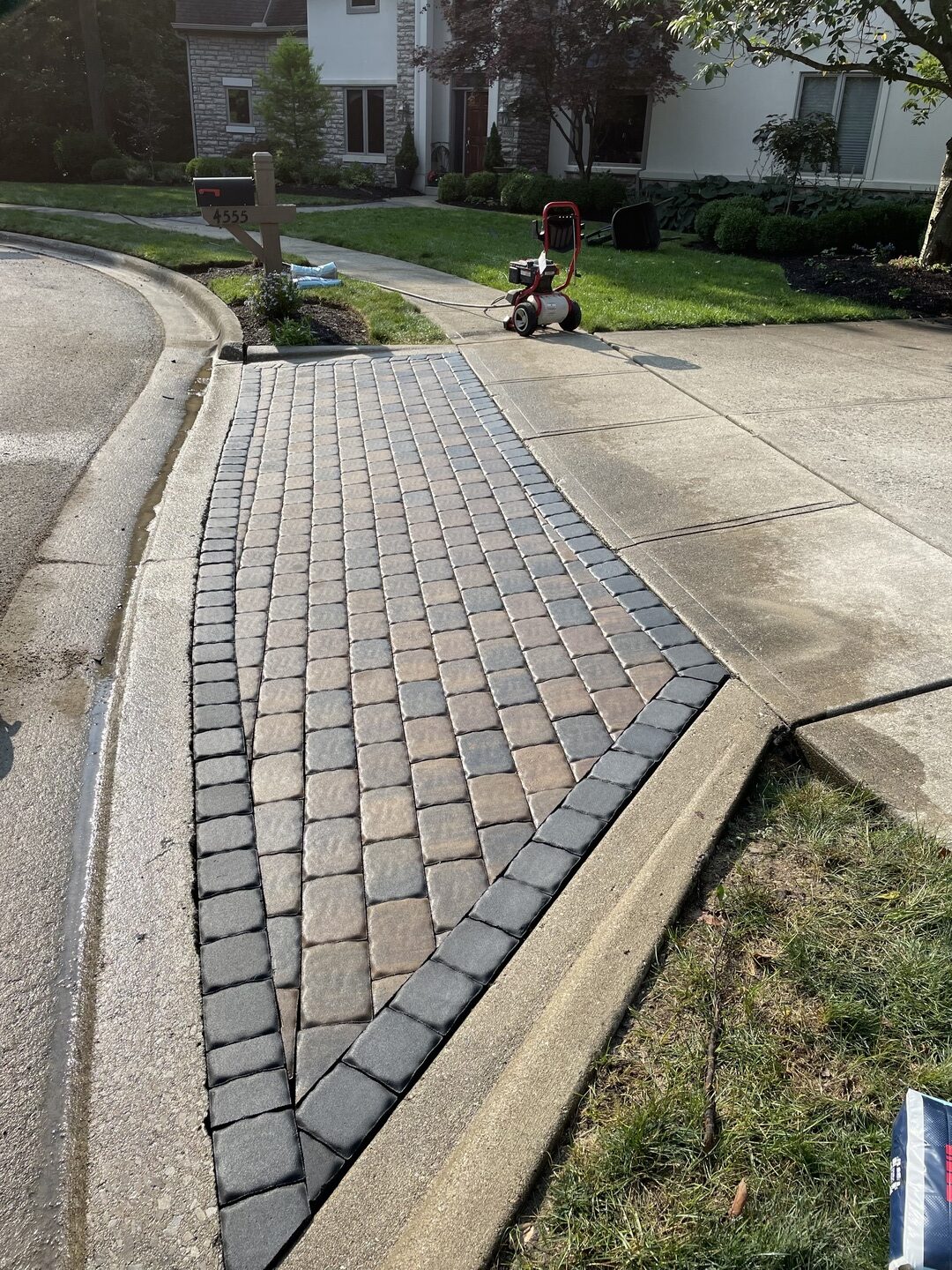 GroundSmith paver and walkway project in Central Ohio