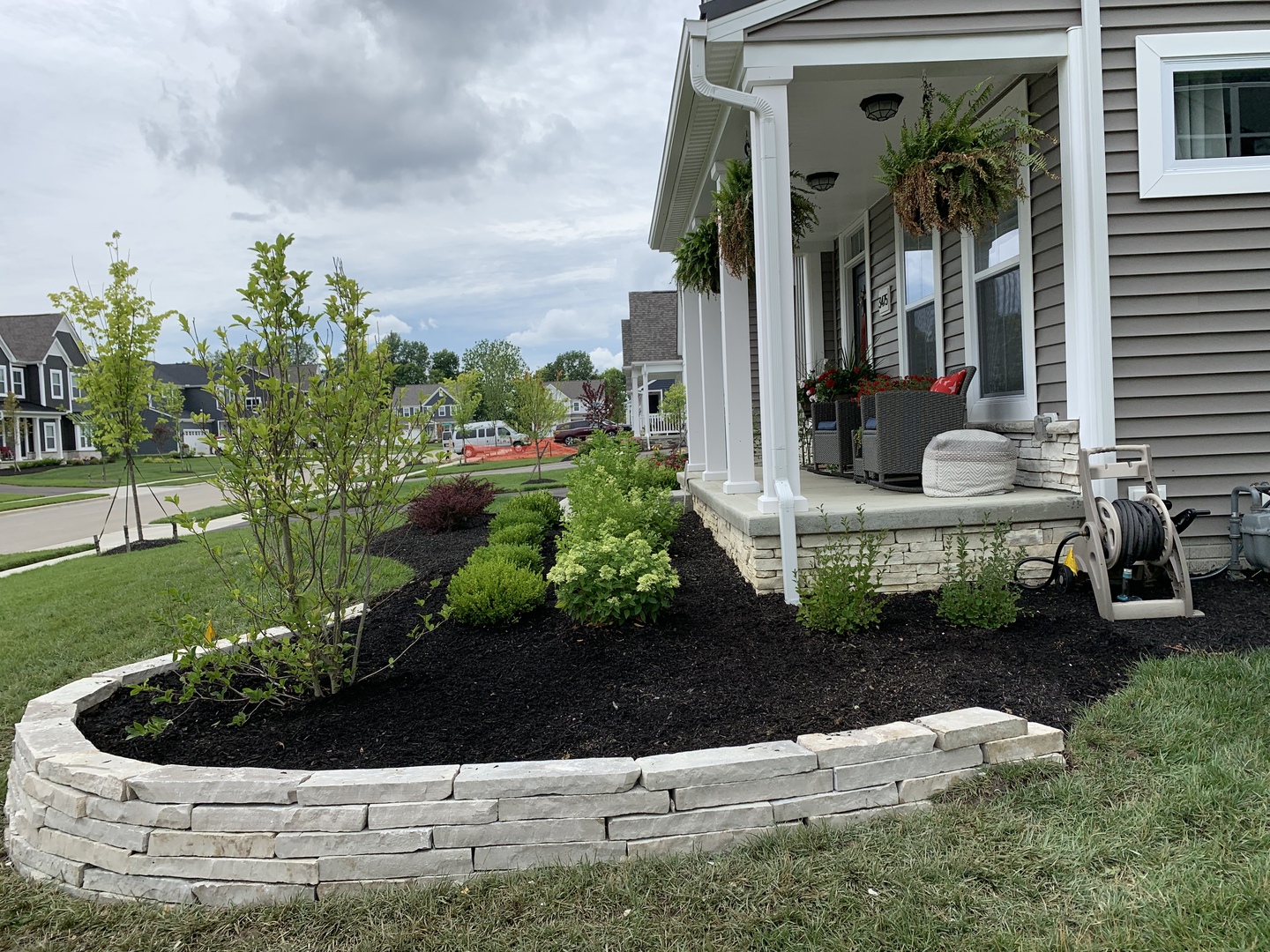 GroundSmith retaining wall and hardscape project in Central Ohio