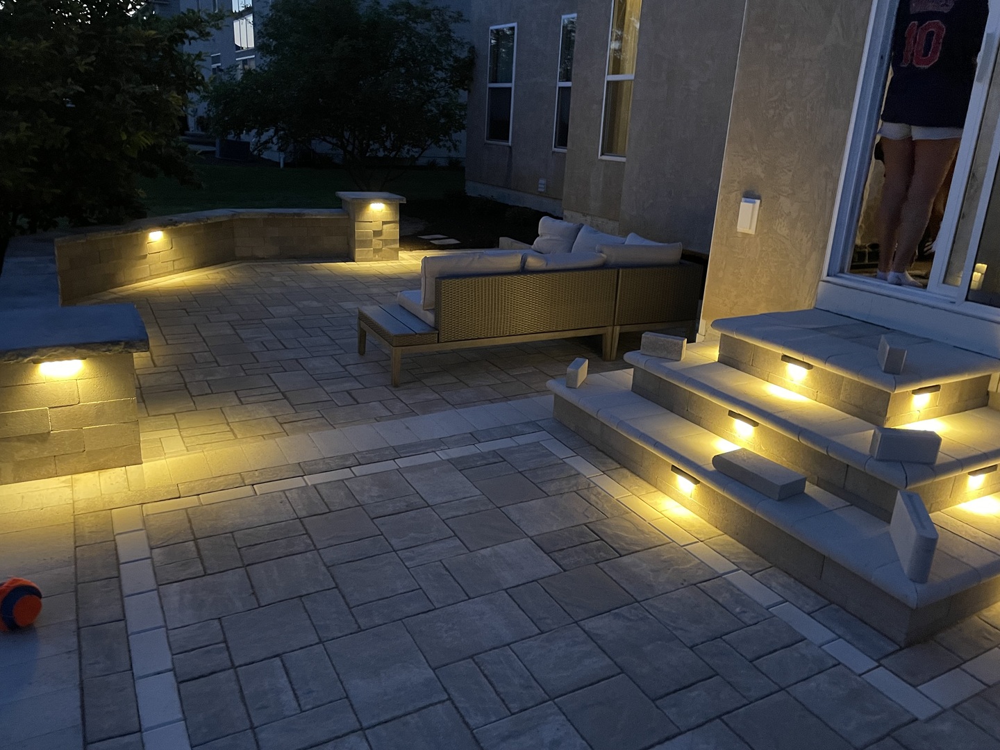 Landscape lighting and finishing touches in Central Ohio